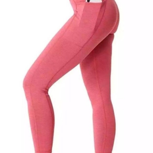 Sweaty Betty Pants - Sweaty Betty 7/8 Super Sculpt Leggings in Tayberry Pink Size Large
